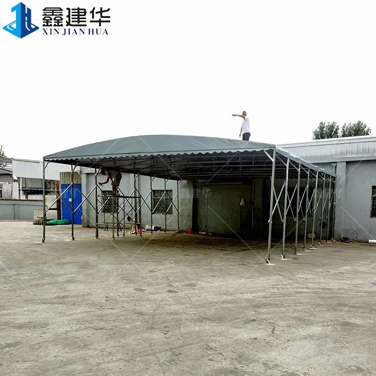 钢棚仓库 房顶上做雨棚伸缩 质优价谦 青云谱