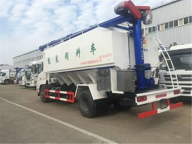 江淮***后六多功能饲料车-拉饲料汽车可拉不同饲l料