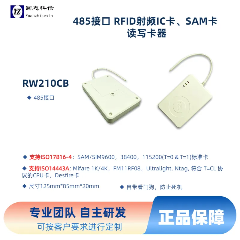 双频二合一ID卡RFID读卡器个人身份识别、门禁系统、防伪系统