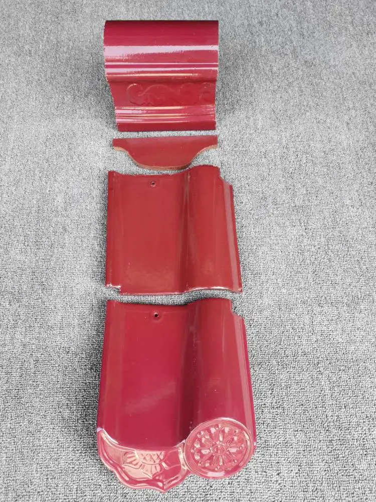 山东罗曼瓦厂家 全瓷瓦 紫砂瓦 脊瓦 封头 三通 厂家直销 全国发货