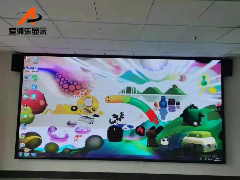 阆中古城室内贴墙视频播放大型LED电子显示屏的生产厂家与价格