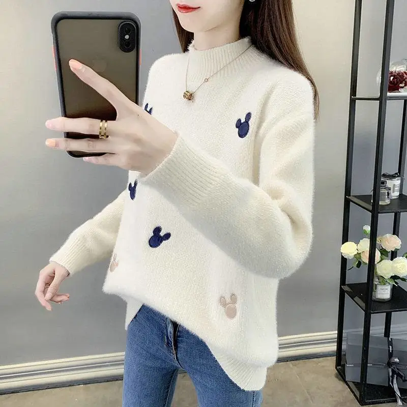 服装5元批发部半高领针织高端打底衫服装品牌尾货批发