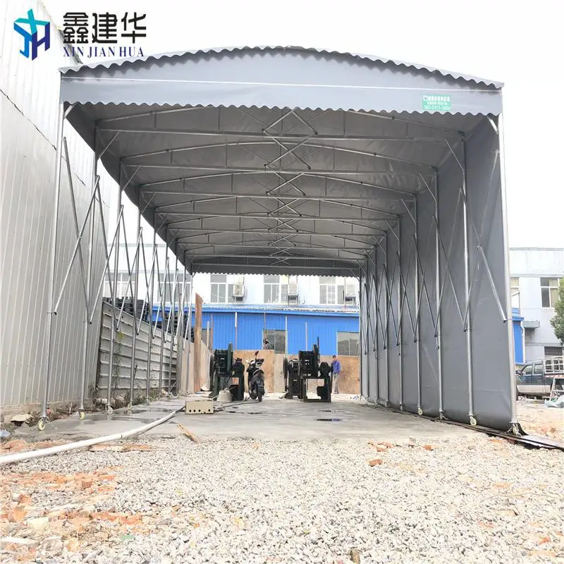 龙岩落地雨棚仓库棚细节图
