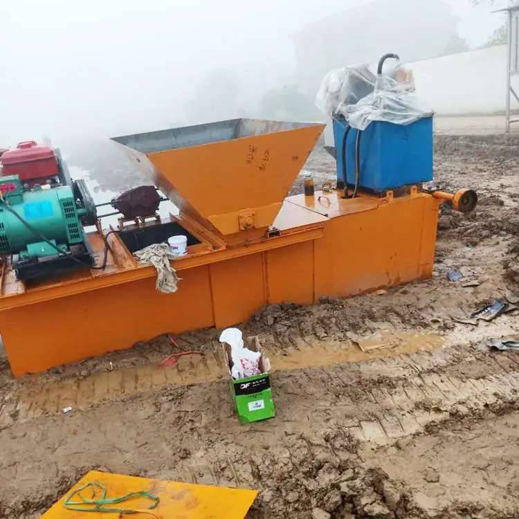 山东现浇水泥滑模机农用水田灌溉成型机水渠挖沟成型机