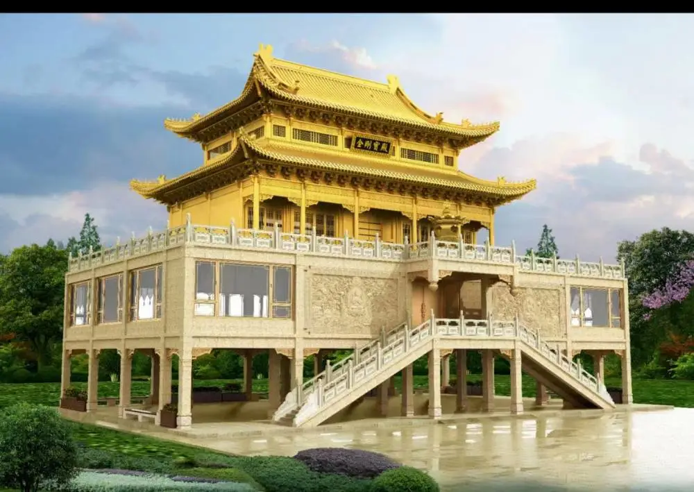 庙宇设计团队 ***装饰施工队 寺院***彩绘翻新