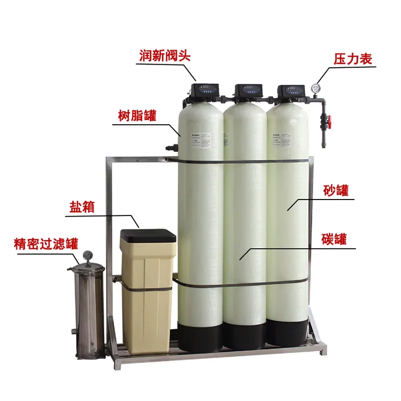 15t软化水设备 锅炉井水硬水去除水垢工业家用前置过滤器