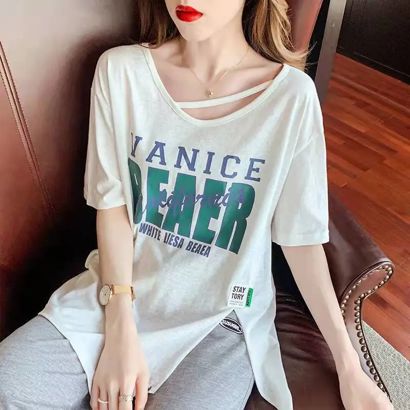 广西北海银海女士服装搭配精梳棉T恤地摊杂款服装批发