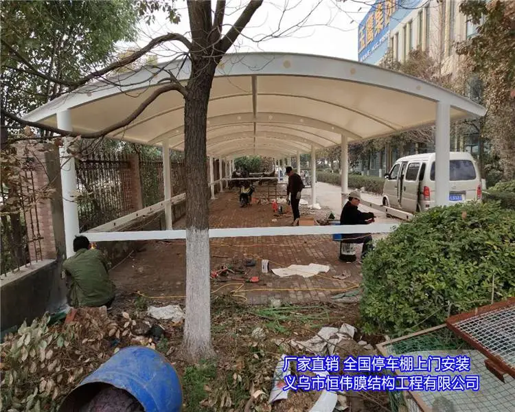 伊春公交车遮雨棚 汽车棚顶布掉了怎么办安装造价预算