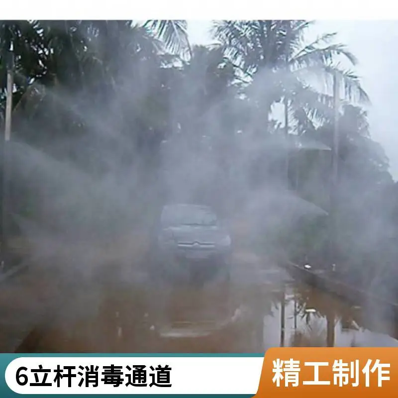 6立杆车辆喷雾消毒设备 畜牧场 屠宰场 两用