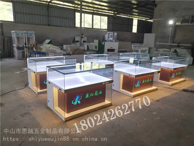 vivo手机柜台美容院吧台柜前台正品老人智能手机柜展示
