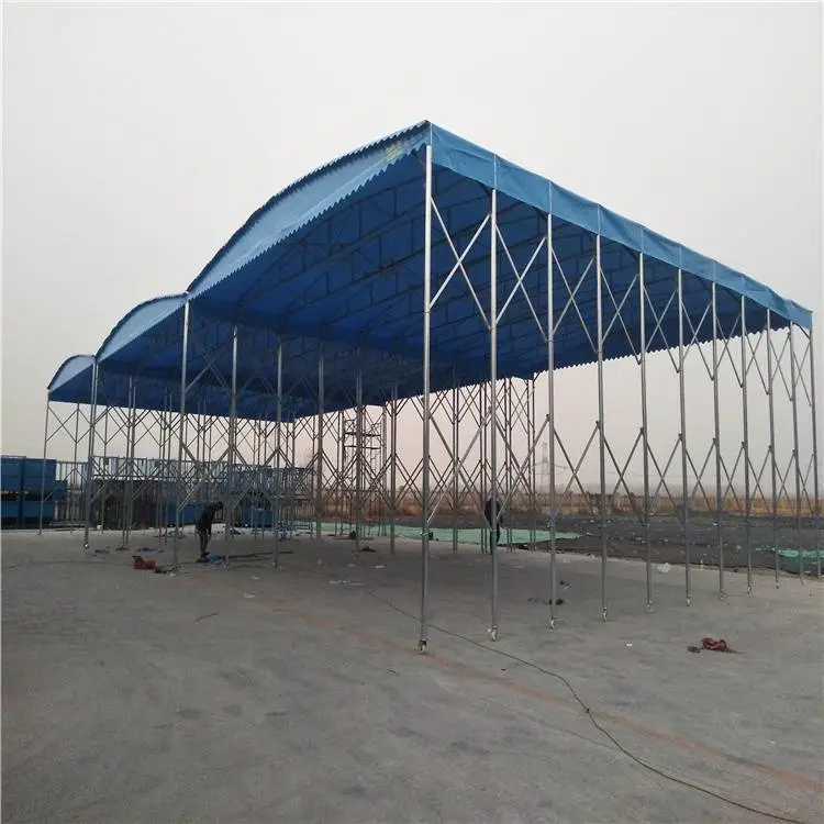 徐州贾汪 推拉蓬活动棚 伸缩式遮雨棚 可按需定制批发
