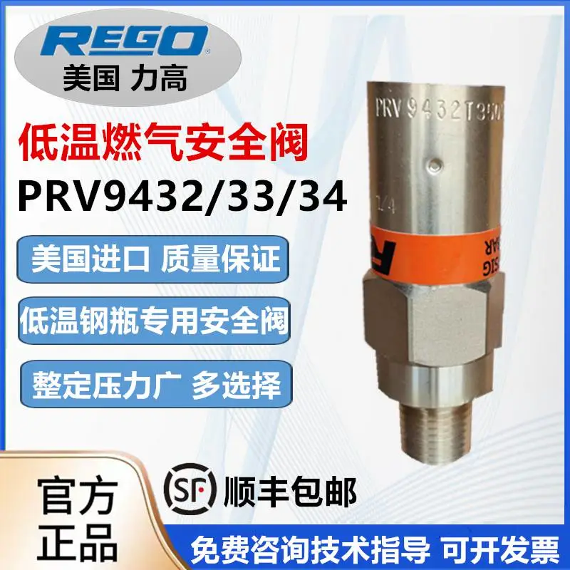 低温气体安全阀REGO力高PRV9432T350超压放散阀