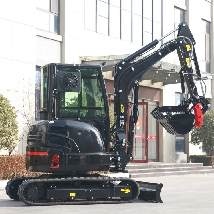 1吨2吨工程路面破碎微型勾机岳工小型挖机农用挖掘机