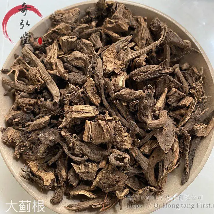 中药材大蓟根-大蓟根药材图片实物拍摄