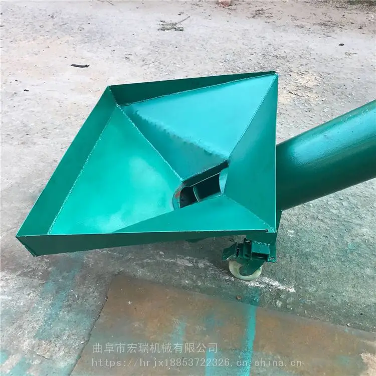 新余混泥土煤灰送料机绞龙无轴螺旋上料机 搅拌站配套上料机