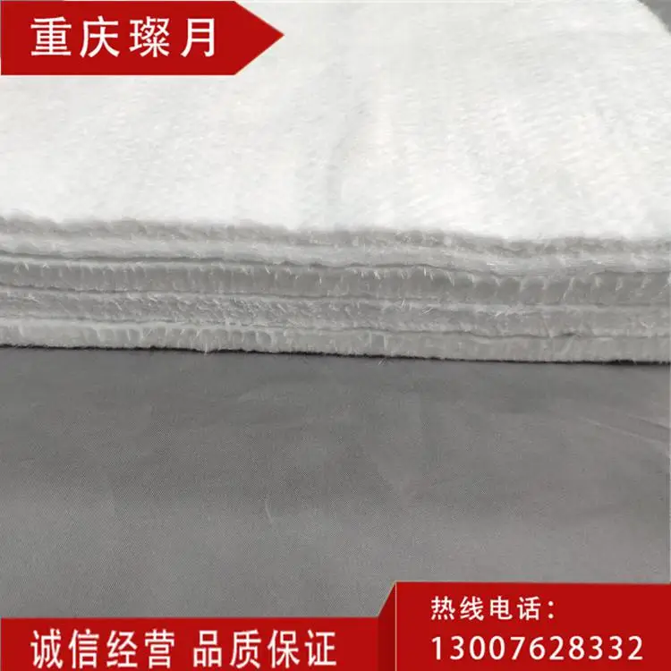 无碱玻璃纤维毡厂家 璨月玻璃纤维 高温隔热材料 重卡排气保温针刺毡