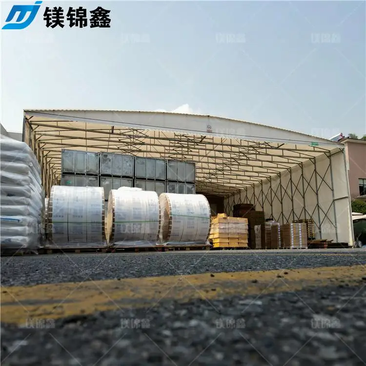 摩托车停车棚遮阳遮雨棚用什么材料活动伸缩棚电动推拉雨棚