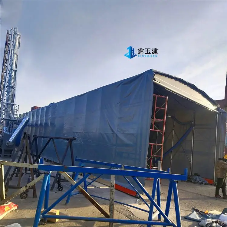 定制大型仓库蓬杭州西湖定做雨棚制作图案