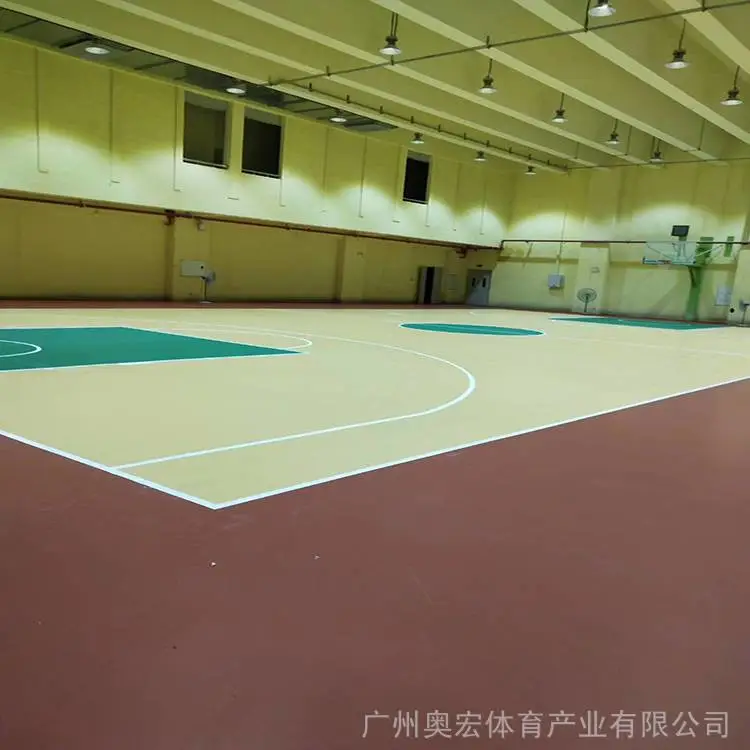 金平PVC羽毛球场施工厂家,羽毛球馆地板胶