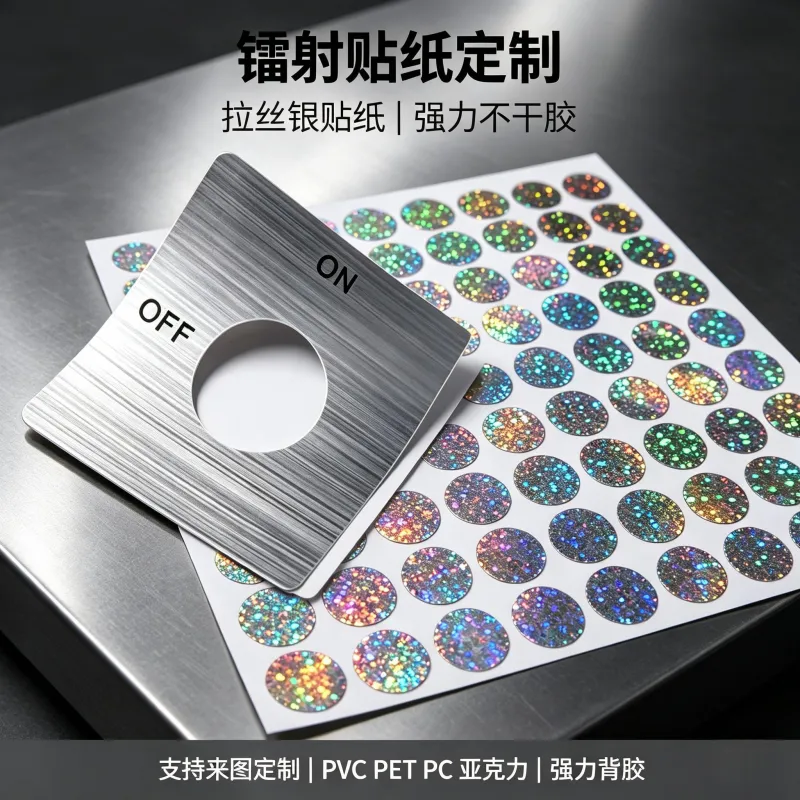 可印二维码镭射贴 扫码溯源防伪 农产品追溯标签定制厂家