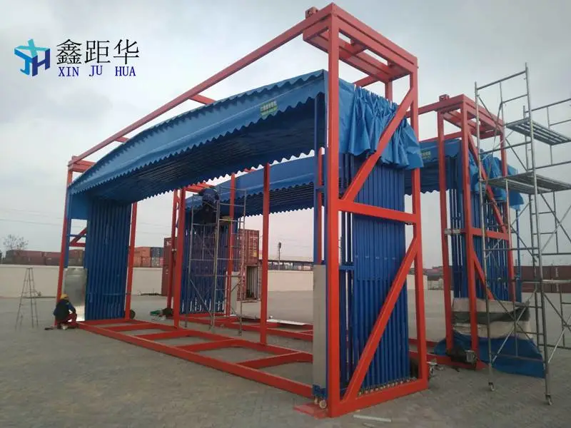定制大型仓库蓬杭州西湖定做雨棚制作图案