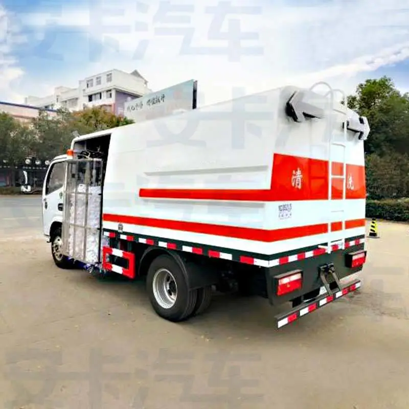 东风5方护栏清洗车 可用于道路绿化带、中央隔离带浇水