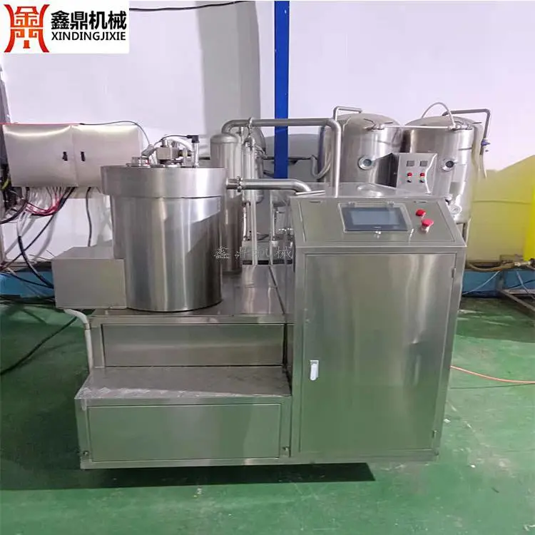 小型果蔬脆片机器 鑫鼎果蔬脆片低温脱水工艺 现场试验