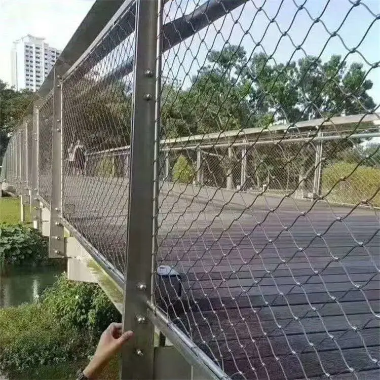 304不锈钢绳网A猴子圆形通道网A猴子圆形通道网生产商