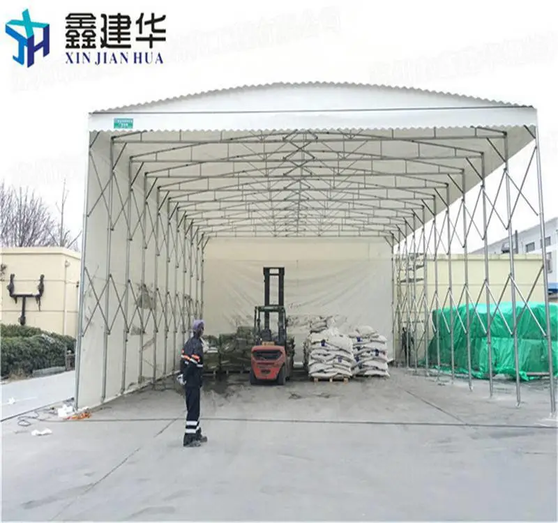 威海乳山伸缩推拉帐篷智能伸缩雨篷价格优规格全
