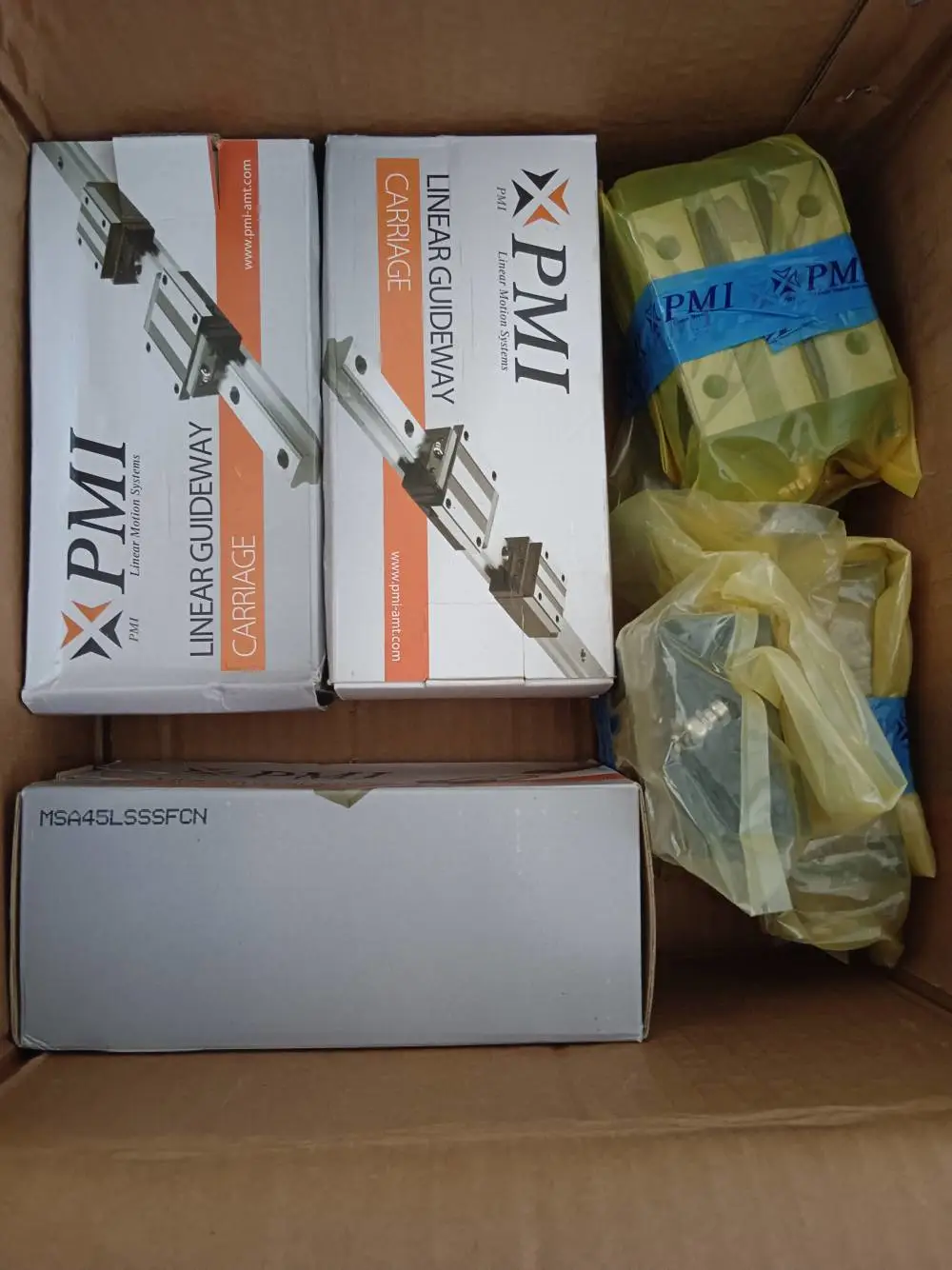 PMI银泰直线导轨滑块MSA30SSSFCN ，MSA30LS适用自动化输送线