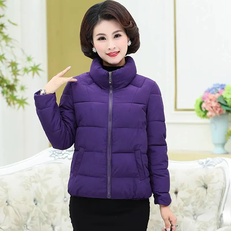 地摊鞋子批发货源毛领棉衣保暖连帽外套女士棉衣地摊货源批发义乌中老年服装批发
