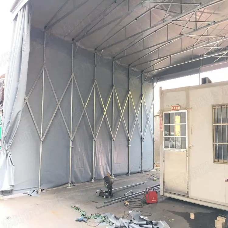 惠州龙门货物仓储活动雨棚大排档折叠伸雨篷怎么算价格的