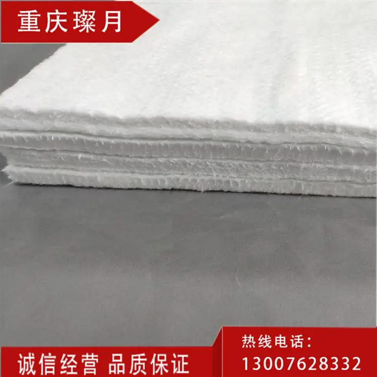 璨月新材料批量供应 玻纤毡 玻璃纤维针刺毡 耐高温防护罩隔热材料