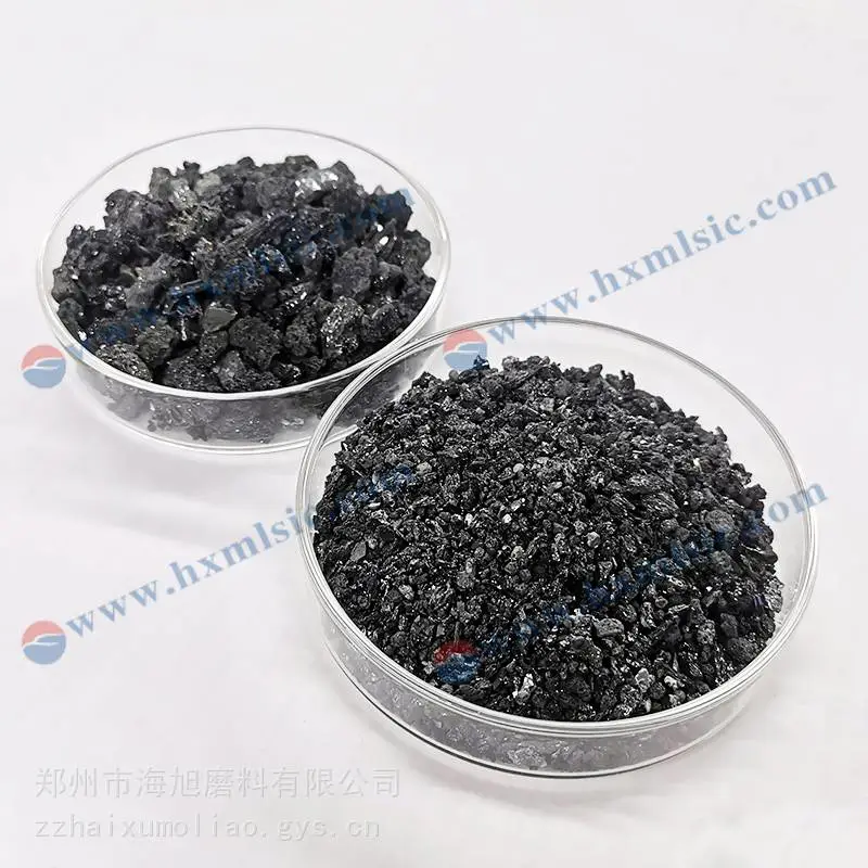 98%碳化硅颗粒3-6#即3.35-6.7mm用于高温窑炉渣线耐火材料