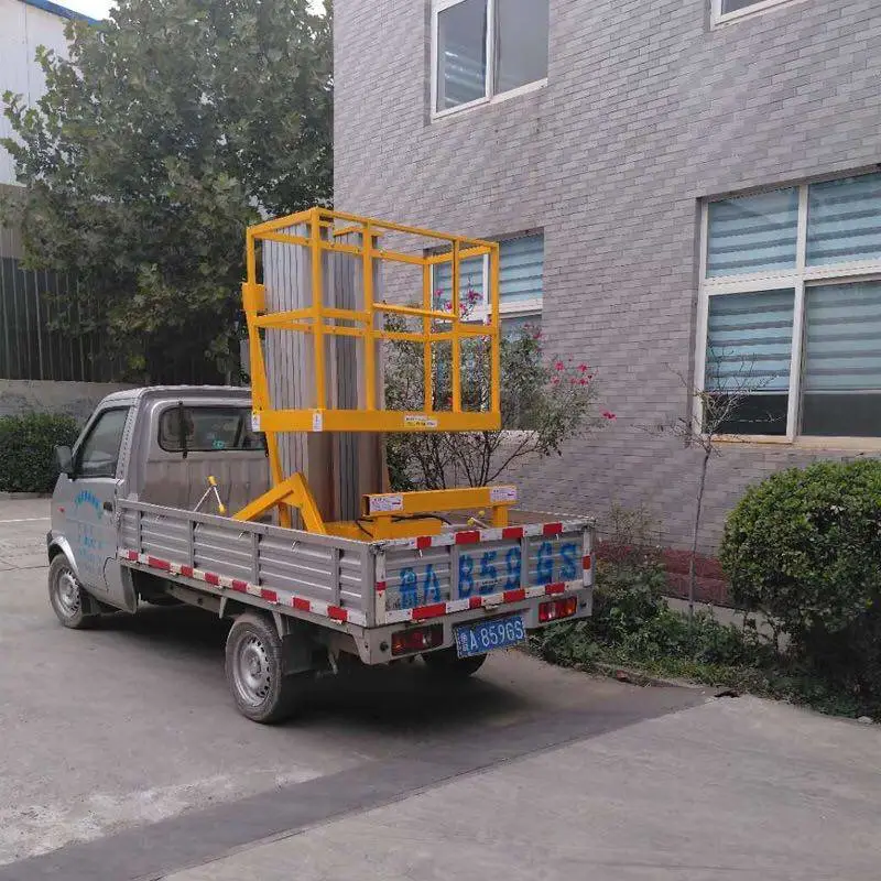 北镇 车载升降机升高6米载重300公斤SJC0.3-6车载升降机 电动液压升降平台