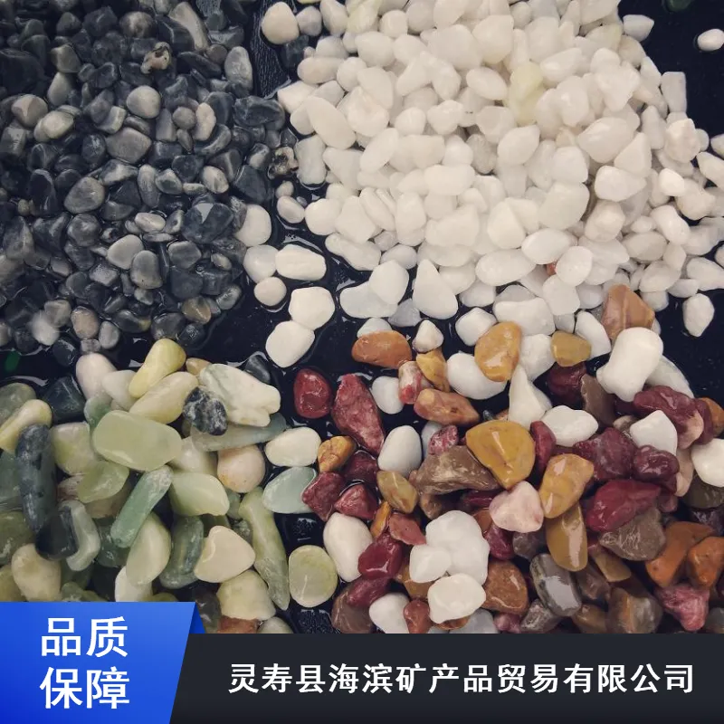 供应彩色石子 江苏公园装饰用白石子 水洗米石