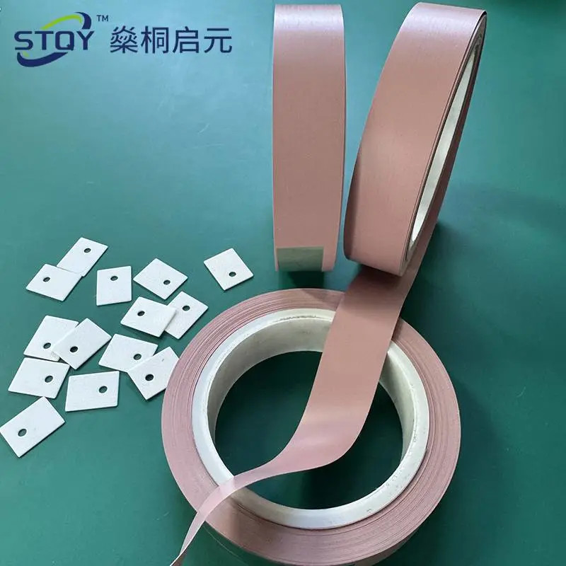 0.3mm厚分切矽胶布导热矽胶布绝缘布散热布1.3w/mk可定制绝缘导热