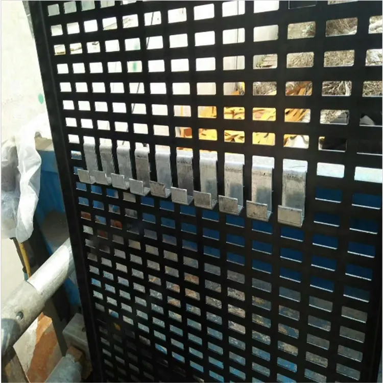 腾欧 外墙装饰金属挂板 瓷砖展示架子 呼和浩特 镀锌冲孔网板加工