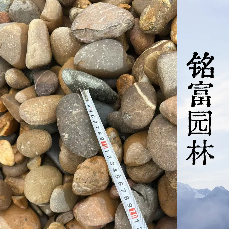 广 州黄 埔500千伏科北变电站鹅卵石图片，5-8公分鹅卵石变电站厂家