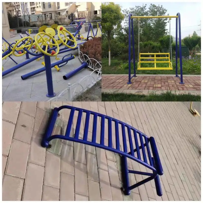 贵州贵阳公园运动器材 体育项目 三位压腿器等