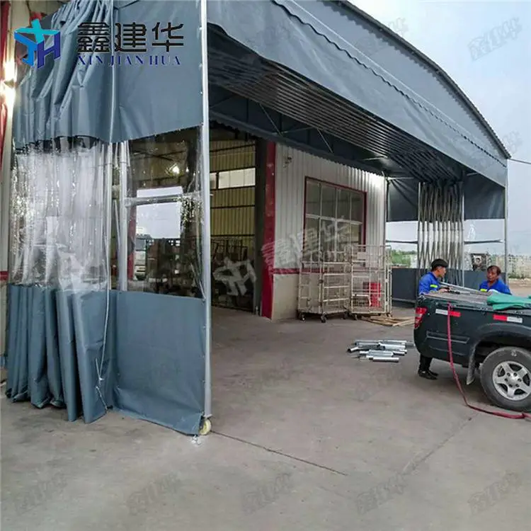 户外移动遮雨棚 安装仓储物流棚 结实 金坛