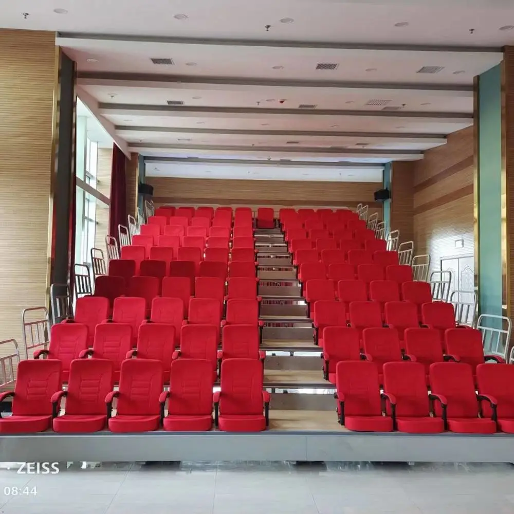 软包折叠伸缩看台座椅 会议室礼堂***活动椅 巨翼鸟
