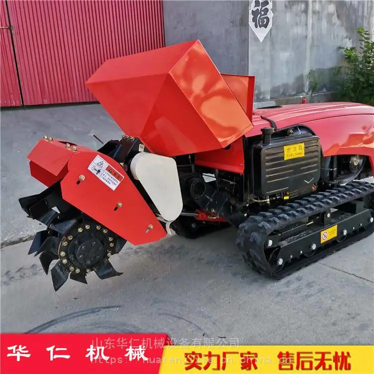大棚专用 小型履带旋耕机 柴油动力耕地整地犁地 自走式