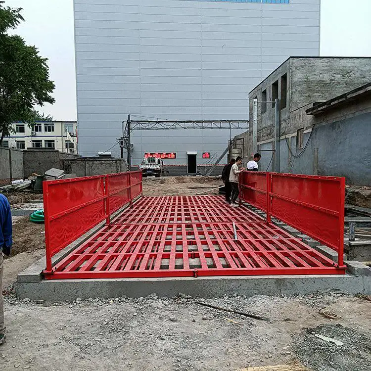建筑工程洗车平台 朗坤机械石料场全自动洗车机