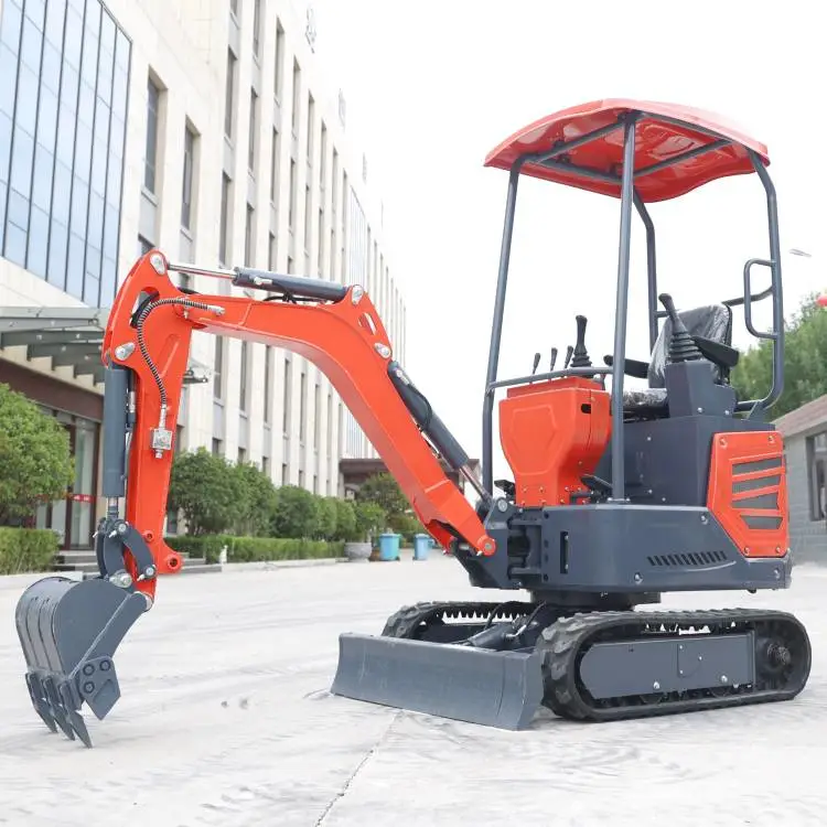 大棚农用小型挖掘机各种管道施工勾机双缸先导沃特20挖土机
