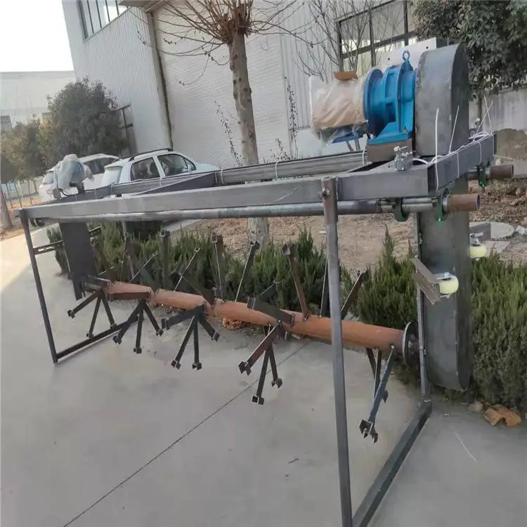 一诺桥隧移动自走翻爬机粪便晾晒翻扒机新鲜鸡粪翻爬机
