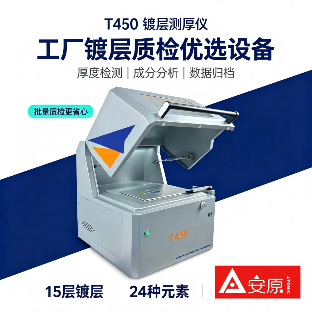 安原仪器T450型镀层测厚仪无标样测量定性定量分析