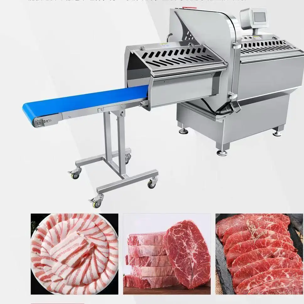 肉类食品初级加工切割类设备砍排机切丁机切段机配套德国刀具
