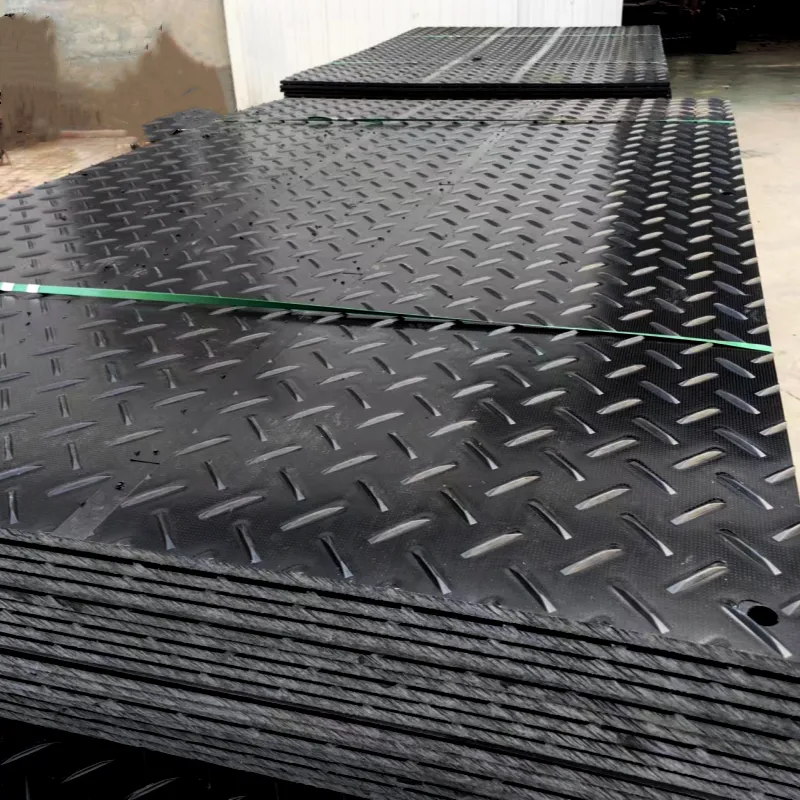 塑料路基板 工地泥泞路面防滑垫板 可拼接 HDPE 铺路板