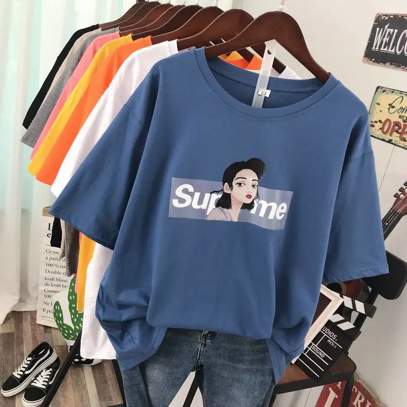 开服装店去哪里找货源女装休闲套头印花上衣尾货服装批发市场